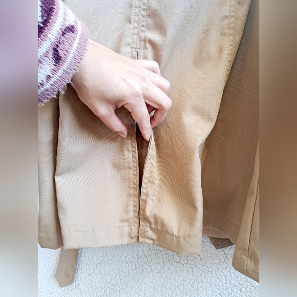 Women's Merona Water Resistant Tan Button Down Coat - Picture 15 of 15